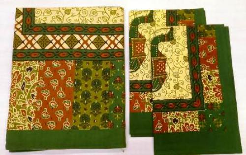 BEDSHEET JAIPUR PRINTED 60X90 2 PILLOW COVER